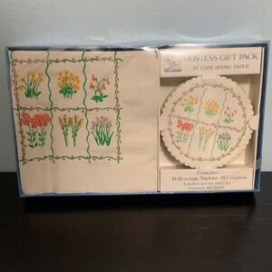 Vintage Hostess Napkin and Coaster Gift Pack